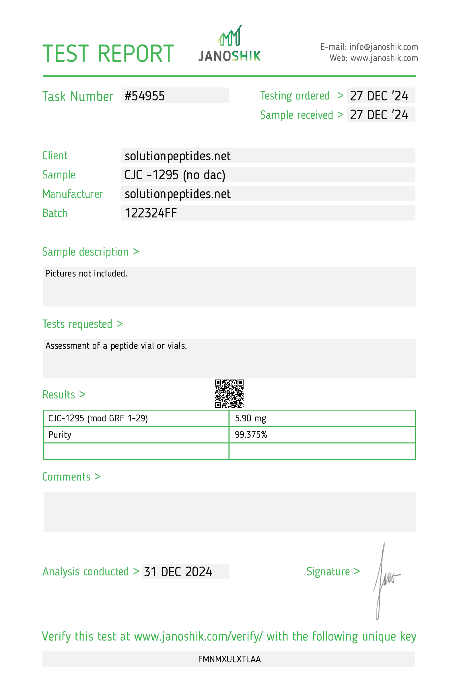 CJC-1295 (without DAC) – 5mg (cjc NO DAC) CJC-1295 (without DAC) – 5mg (cjc NO DAC)