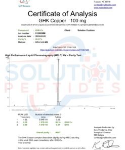 GHK-Cu – 100mg (Blue/Purple Color)