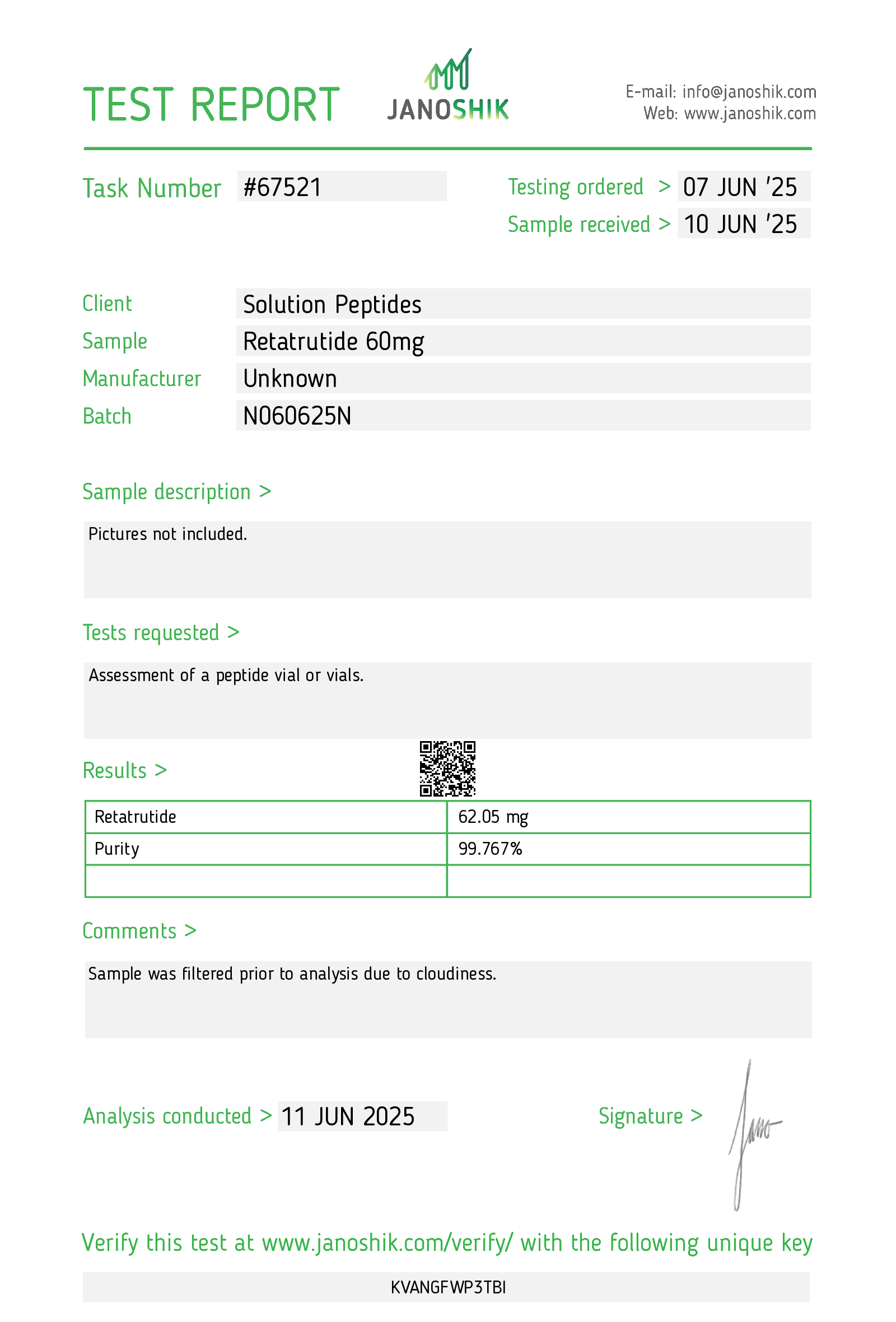 Peptide 3 (R) – 60mg Peptide 3 (R) – 60mg